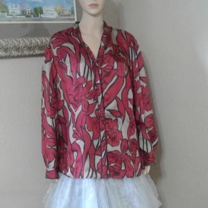 Nygard Beautiful Silk Blouse Size 18
